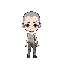 design a 2d character base in chibi style, facing forward with no hair and no clothing.  visual style: - chibi proportions: large head, small body, short limbs - clean line art, pastel shading, no outlines around body - gender-neutral and expressionless f