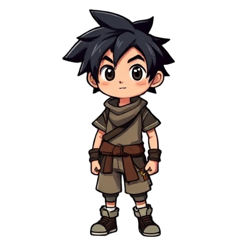 a adventure boy 8y black hair