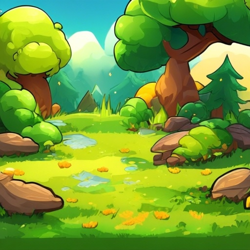 grass texture with vibrant colors.