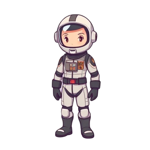 sprite of a character in a nuclear suit
