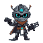 um personagem para game de guerra estilo esterminador do futuro aleatorio em posiçao t