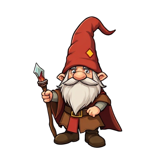 ginger gnome wizard