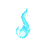 a large light blue flame representing the essence that makes up souls