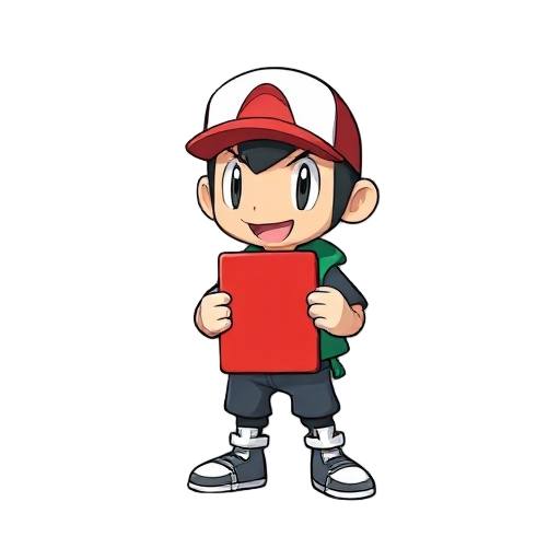 pokemon trainer. red card