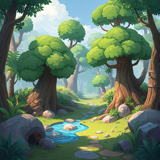 crea un bosque 