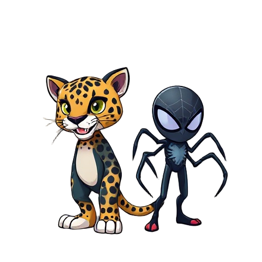 jaguar + spider character