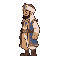 conquer mehmet side view platformer. mehmet with palace outfit  