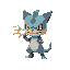 cute fakemon attacking