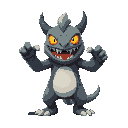 monster fakemon attacking