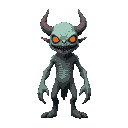 monster fakemon that looks like a vampiric