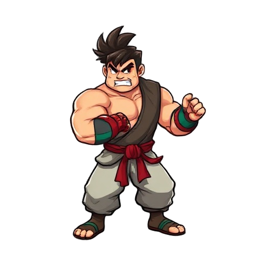 sprite 2d ryu street fighter