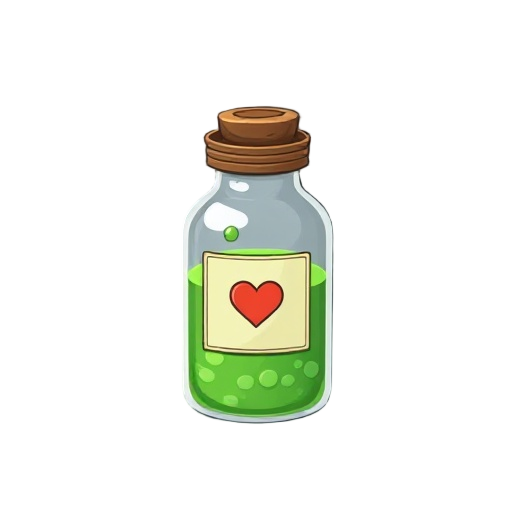 health potion jar