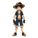 crie o meu personagem com as roupas e estilo de luta baseado no anime one piece 