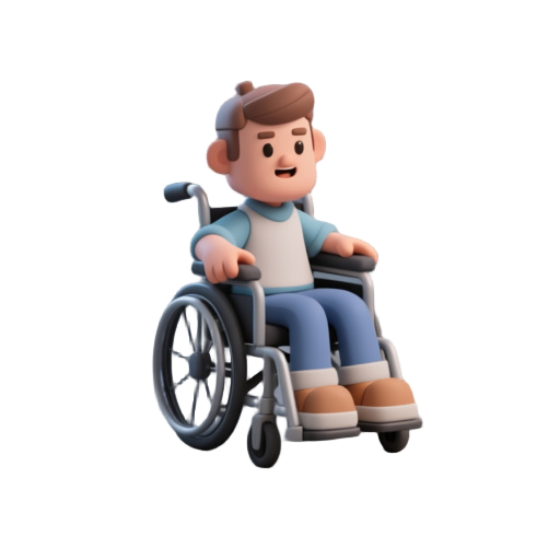 um cadeirante 