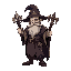 create a detailed medieval wizard character for a fantasy video game. the wizard should be powerful, wise, and mysterious, with a long history of studying ancient magic. describe his appearance, cloth