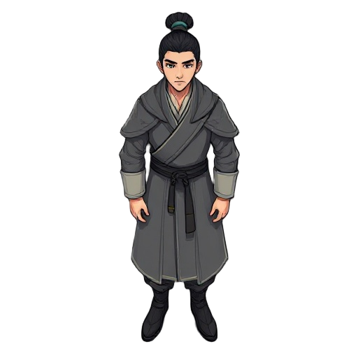 xianxia man cultivator gray cloath