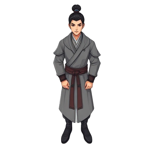 xianxia man cultivator gray cloath