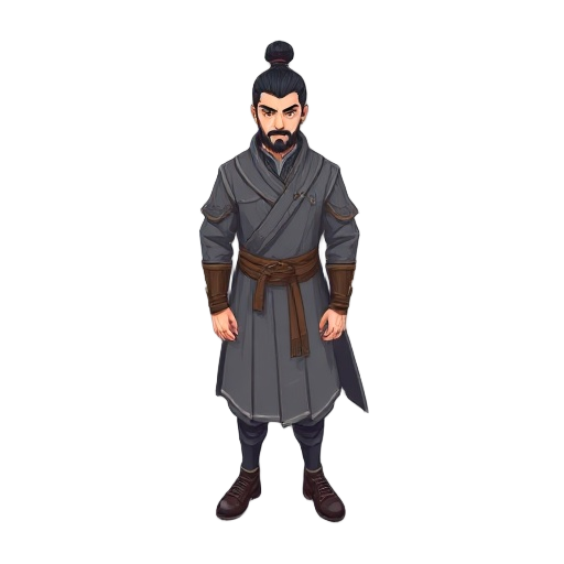 xianxia man cultivator gray cloath