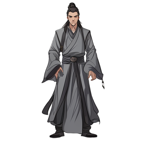 xianxia man cultivator gray cloath