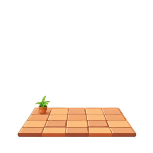 clean indoor tile