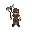 an axe 