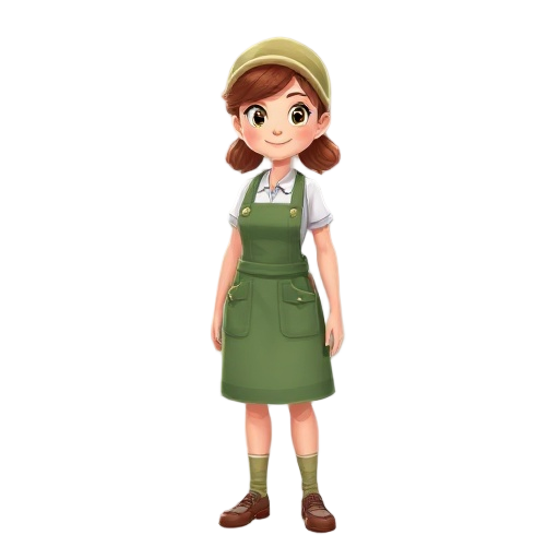 a farm house keeper female character