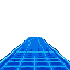 neon grid road with a blue palette, top view assets