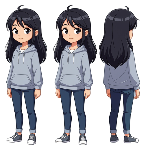 student, black hair, asian