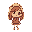 una chica con una capa para un juego 2d