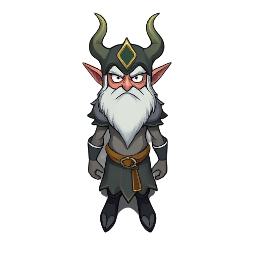 um mago de fogo