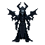 a game where the mc needs to ascend the void in order to become a got, it needs to be dark themed and with a death like look