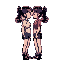 2 girls kissing pixelated