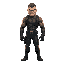character based on solid snake from metal gear. make him muscular