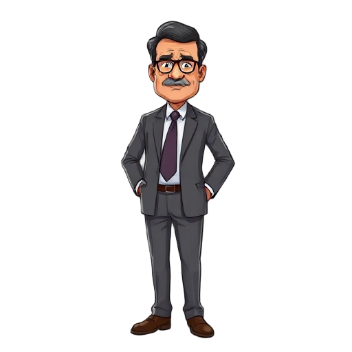 a corrupt bangladeshi politician male age 45 to 60, signature dress code