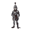 a fire emblem like medieval lance soldier sprite