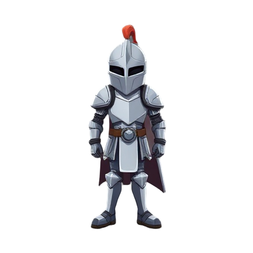 knight whit a skate
