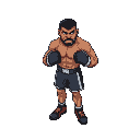 a boxer that is a mix rocky on hgh and mike tyson