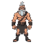 zeus sprite, terraria style, muscular,