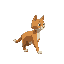 create animation sheet of walk of cat, moving from left to right.