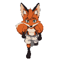 male anthropomorphic fox, 5'10" tall, 18 years old, pensive, ears folded back. eyes are green with vertically slit pupils. hands, paws, and outside of ears have black fur. walks upright. wears shorts