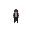 a faceless male character, standing still.