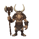 a big cyclops with a club