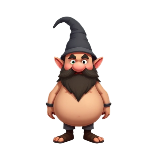fat duende with hat