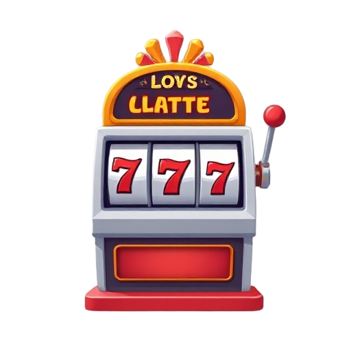 slots machine with 5 buttons and some fancy text
