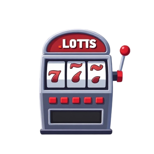 pixelate slots machine with 5 buttons and some fancy text