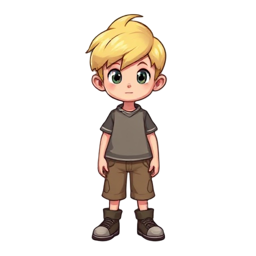 blonde kid