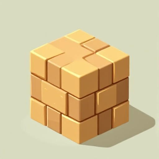 32 pixel by 32 pixel image of a 2d sand block, similar to minecraft 