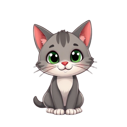 gato antropomorfico adorable