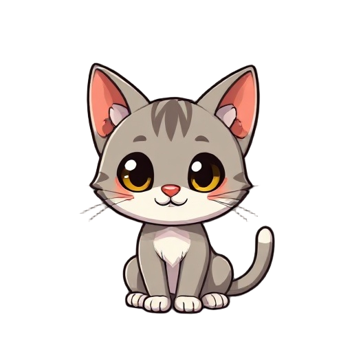 gato antropomorfico adorable pixeel art