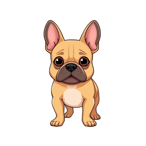a tan french bulldog